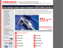 Tablet Screenshot of calipers.tresnainstrument.com